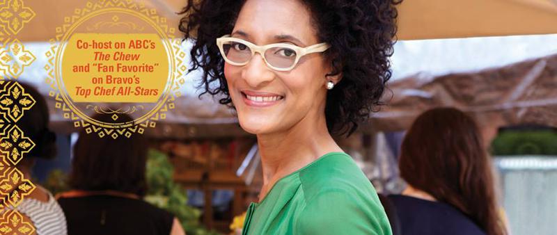 Some foodie news!, carla hall, the chew, valerie smaldone podcast, the three tomatoes