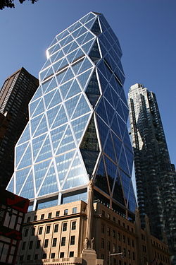 hearst tower nyc, nyc architecture, the three tomatoes