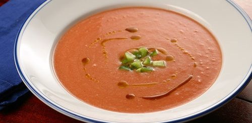 Gazpacho recipe from spain, the three tomatoes