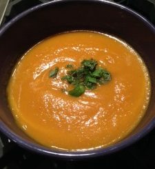 Thai Style Sweet Potato Soup, recipes, the three tomatoes