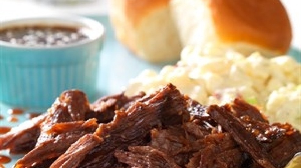 SlowCooked WhiskeyMolasses Shredded Beef The Three Tomatoes