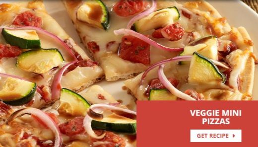 Recipe Veggie Mini Pizzas recipe-veggie-mini-pizzas