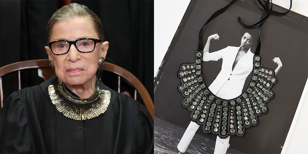 The Ruth Ginsberg Dissent Collar at Banana Republic