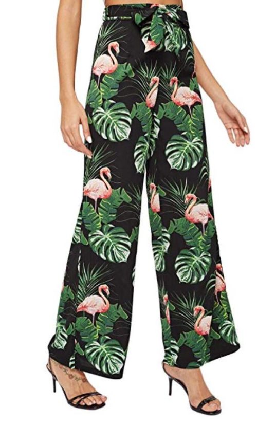 flamingo pants - The Three Tomatoes