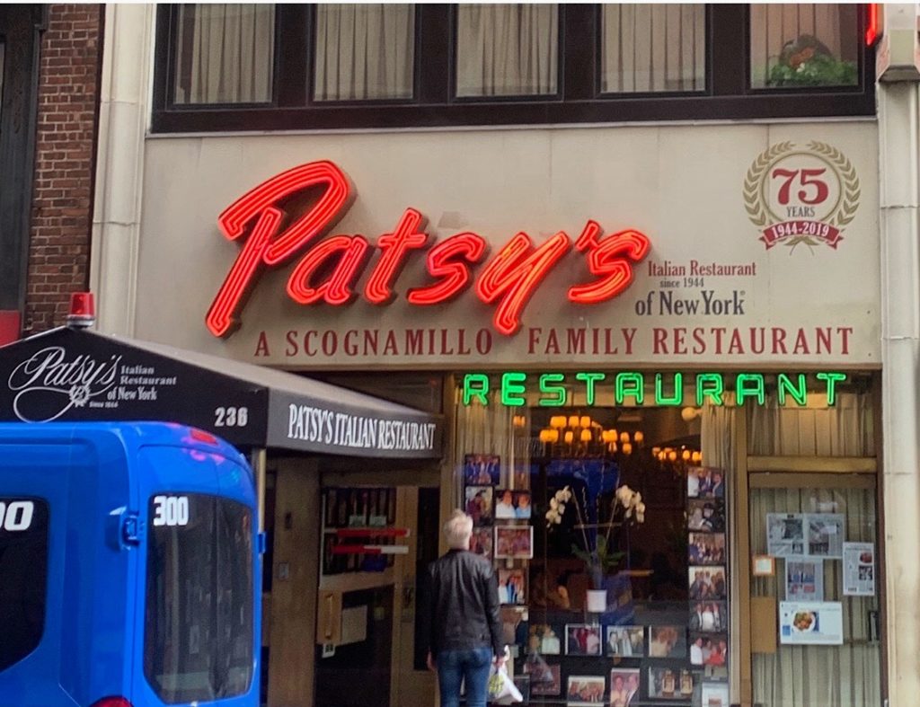Patsy's A NYC Institution The Three Tomatoes