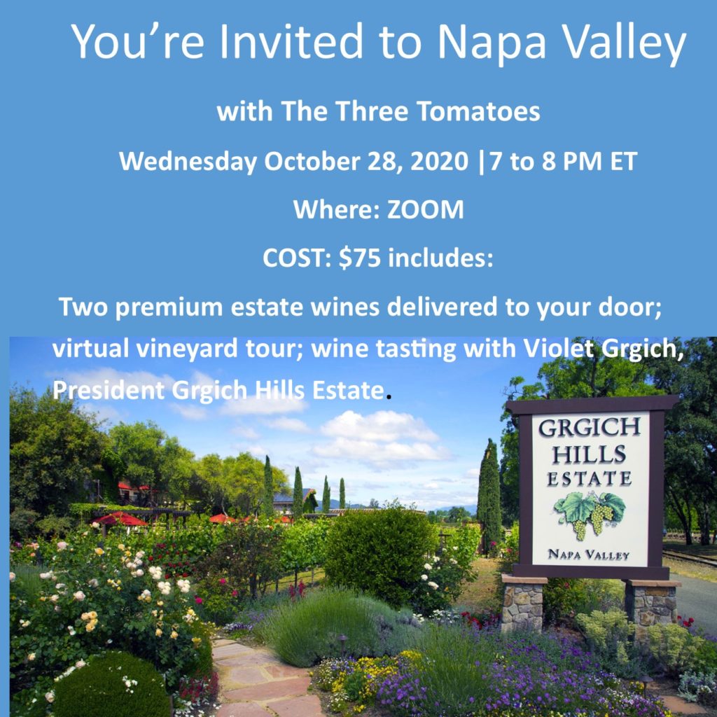 The 3T Virtual Wine Trip to Napa Valley