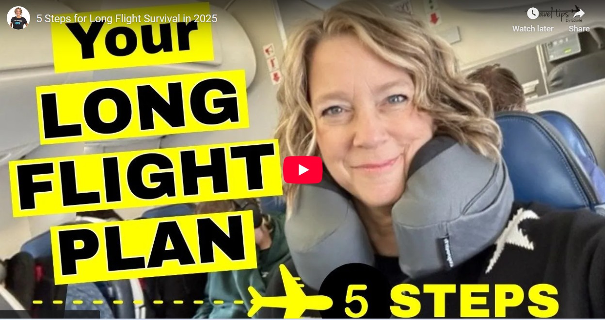 5 Steps for Long Flight Survival - The Three Tomatoes